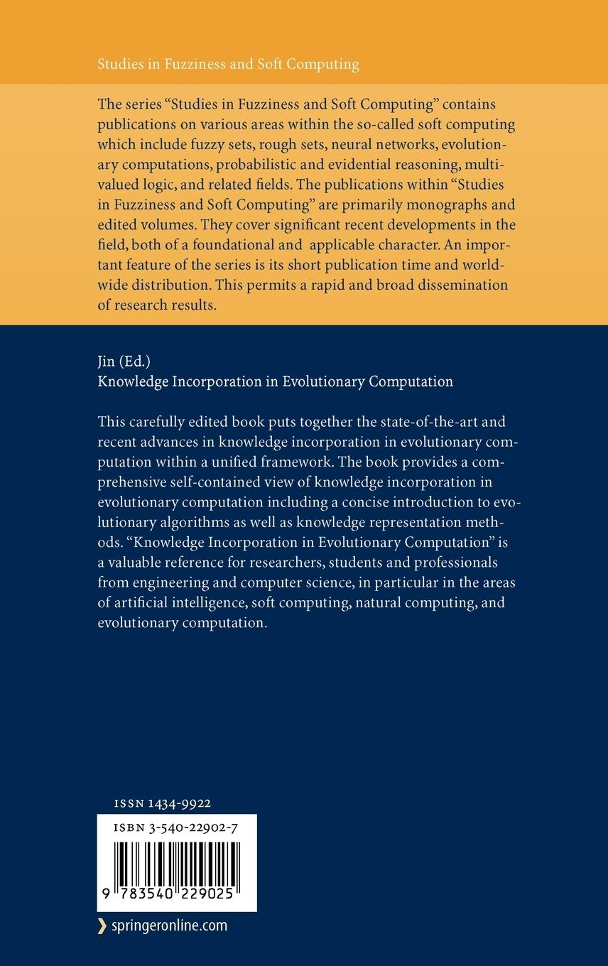 Rückseitencover Knowledge Incorporation in Evolutionary Computation