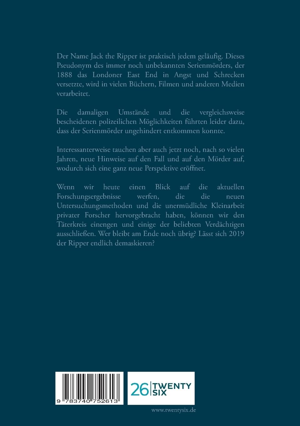 Rückseitencover Jack the Ripper 2018