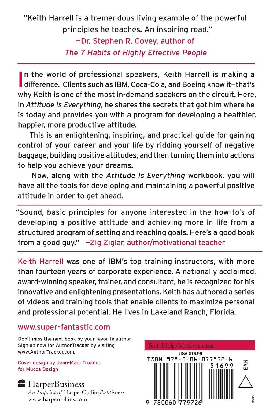 Rückseitencover Attitude Is Everything REV Ed