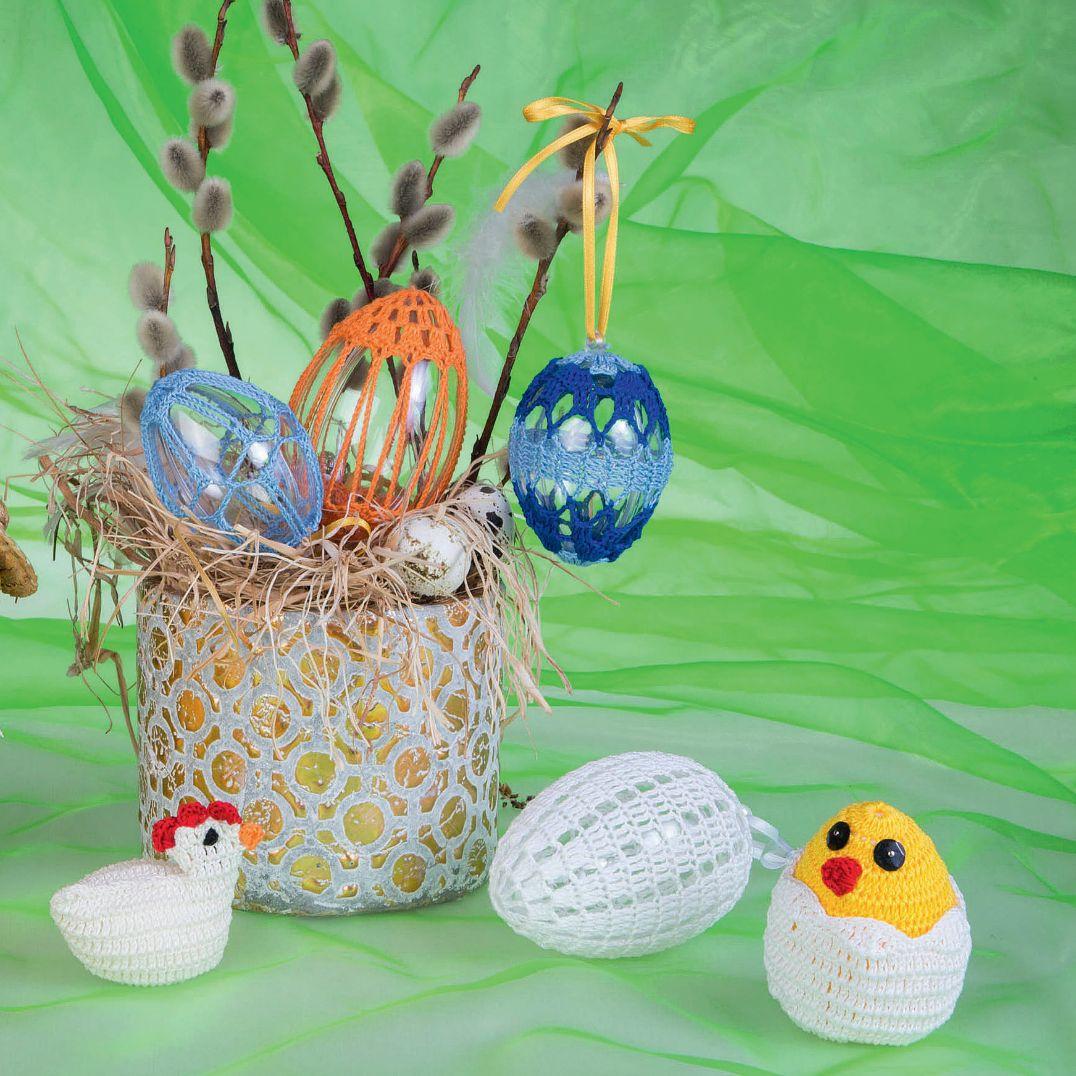 Beispielinhalt (Bild) Ostereier & Osterdekoration häkeln