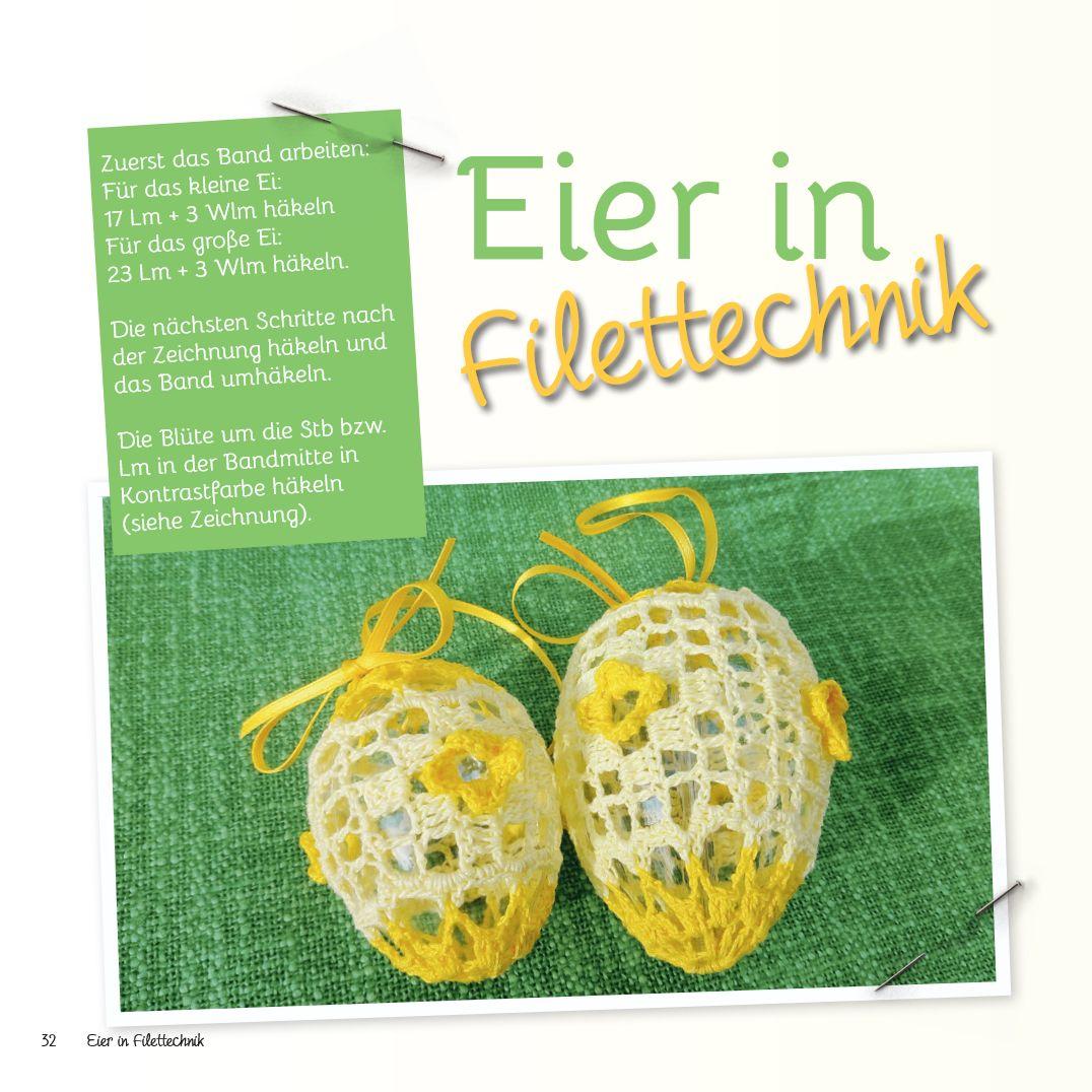 Beispielinhalt (Bild) Ostereier & Osterdekoration häkeln