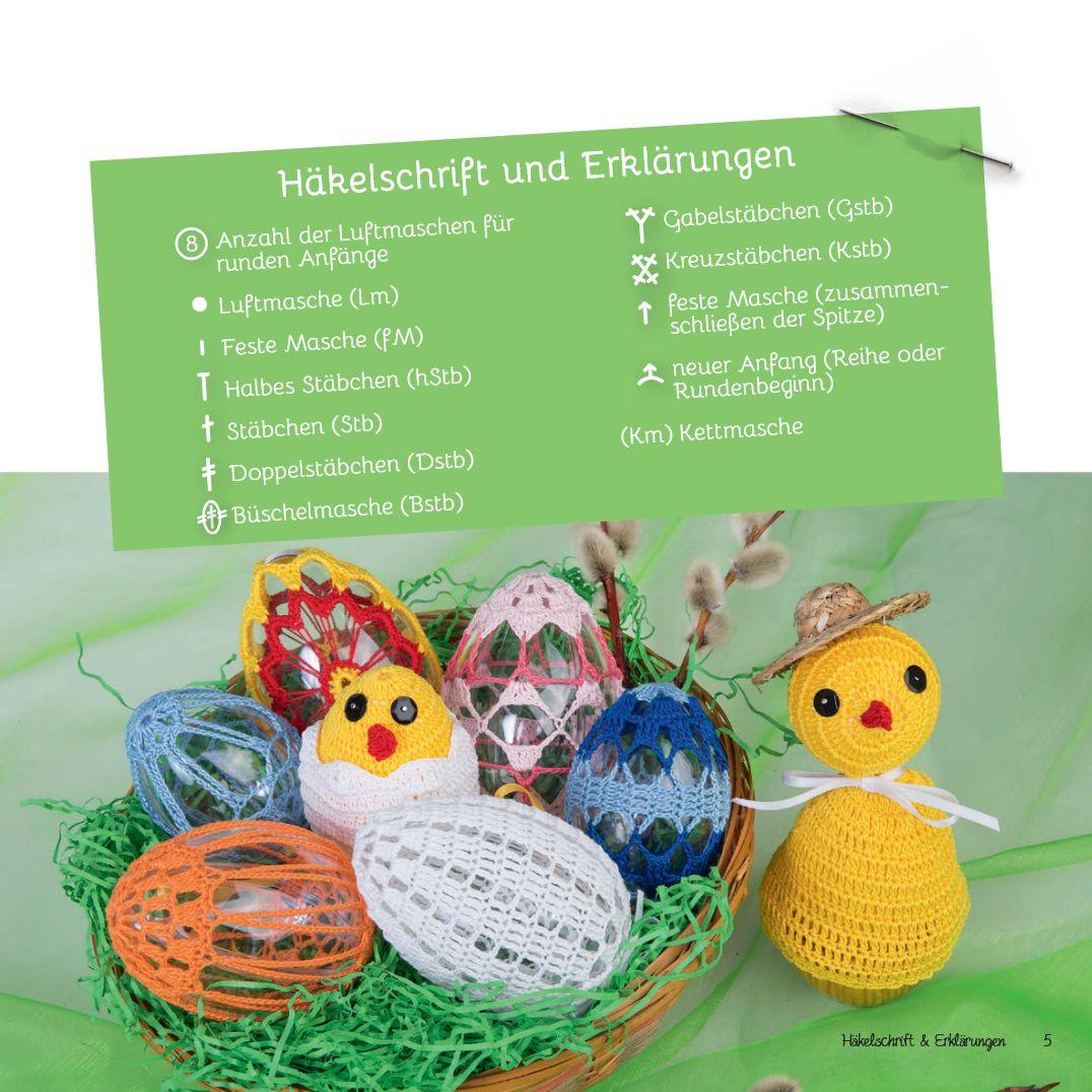 Beispielinhalt (Bild) Ostereier & Osterdekoration häkeln