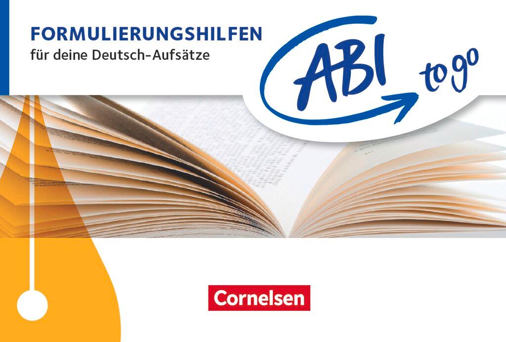Vorderes Coverbild Formulierungshilfen