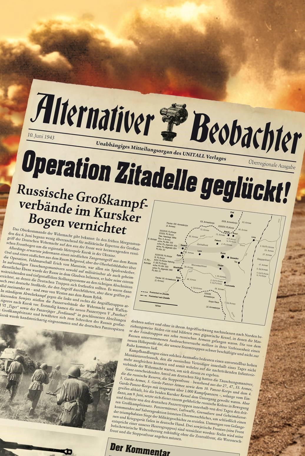 Vorderes Coverbild Alternativer Beobachter: Operation Zitadelle geglückt!