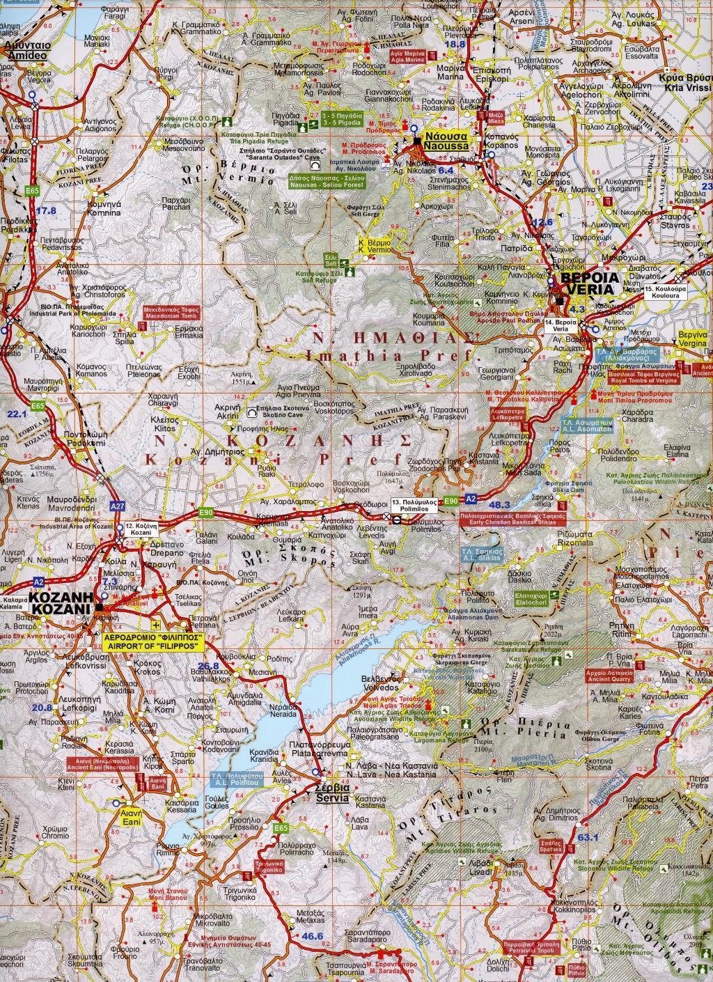 Beispielinhalt (Bild) Macedonia 1 : 250 000