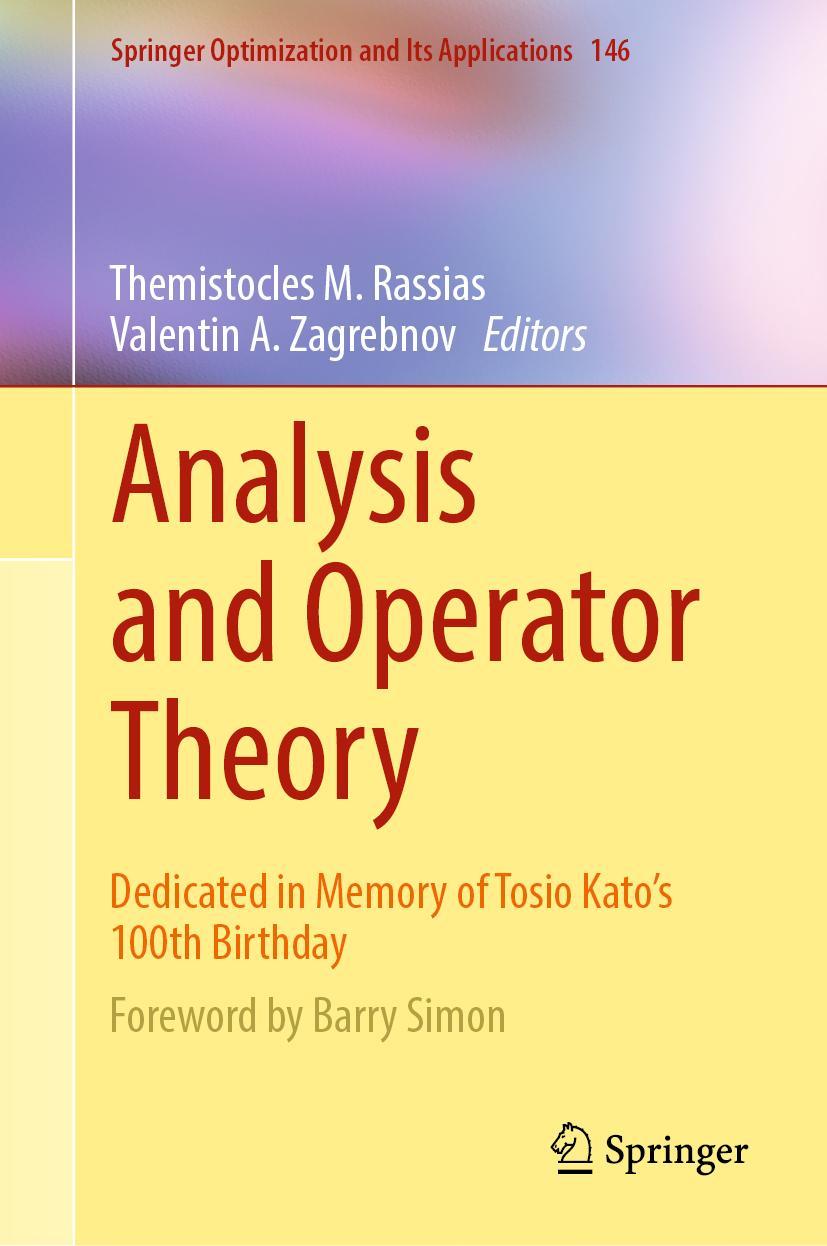 Vorderes Coverbild Analysis and Operator Theory