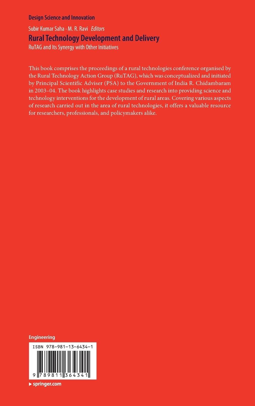 Rückseitencover Rural Technology Development and Delivery