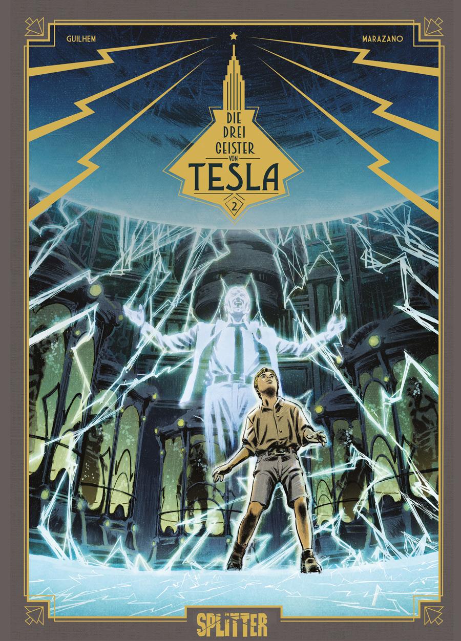 Vorderes Coverbild Die drei Geister von Tesla. Band 2