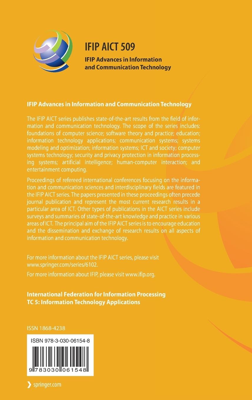 Rückseitencover Computer and Computing Technologies in Agriculture X