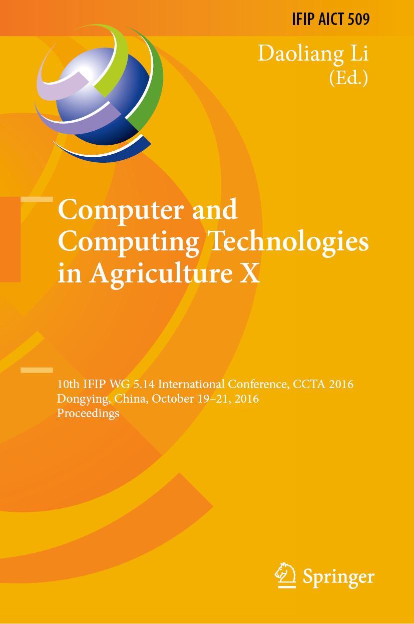 Vorderes Coverbild Computer and Computing Technologies in Agriculture X