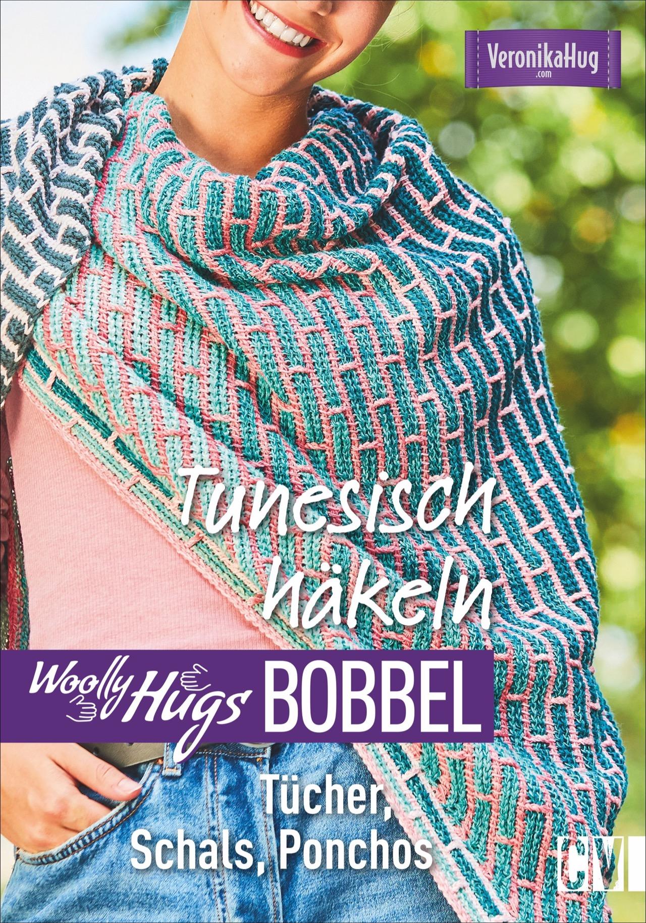 Vorderes Coverbild Woolly Hugs Bobbel Tunesisch häkeln
