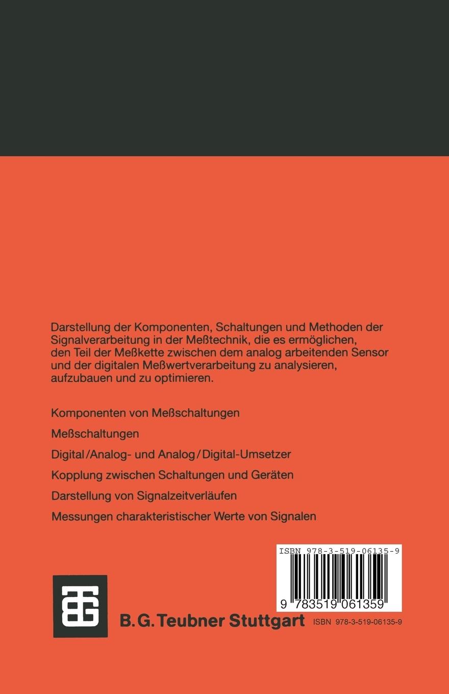 Rückseitencover Elektronische Meßtechnik