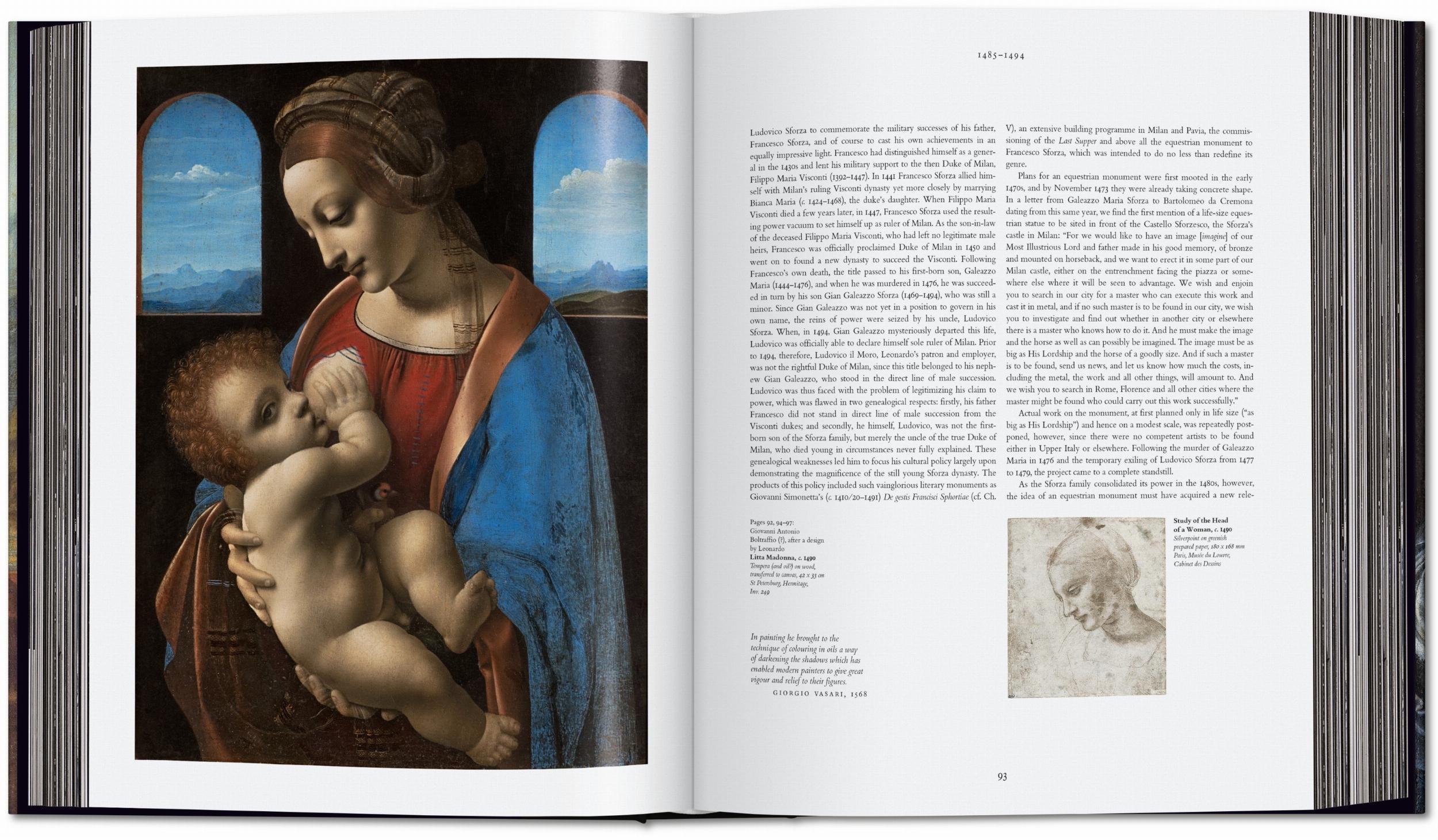 Beispielinhalt (Bild) Leonardo. Sämtliche Gemälde und Zeichnungen