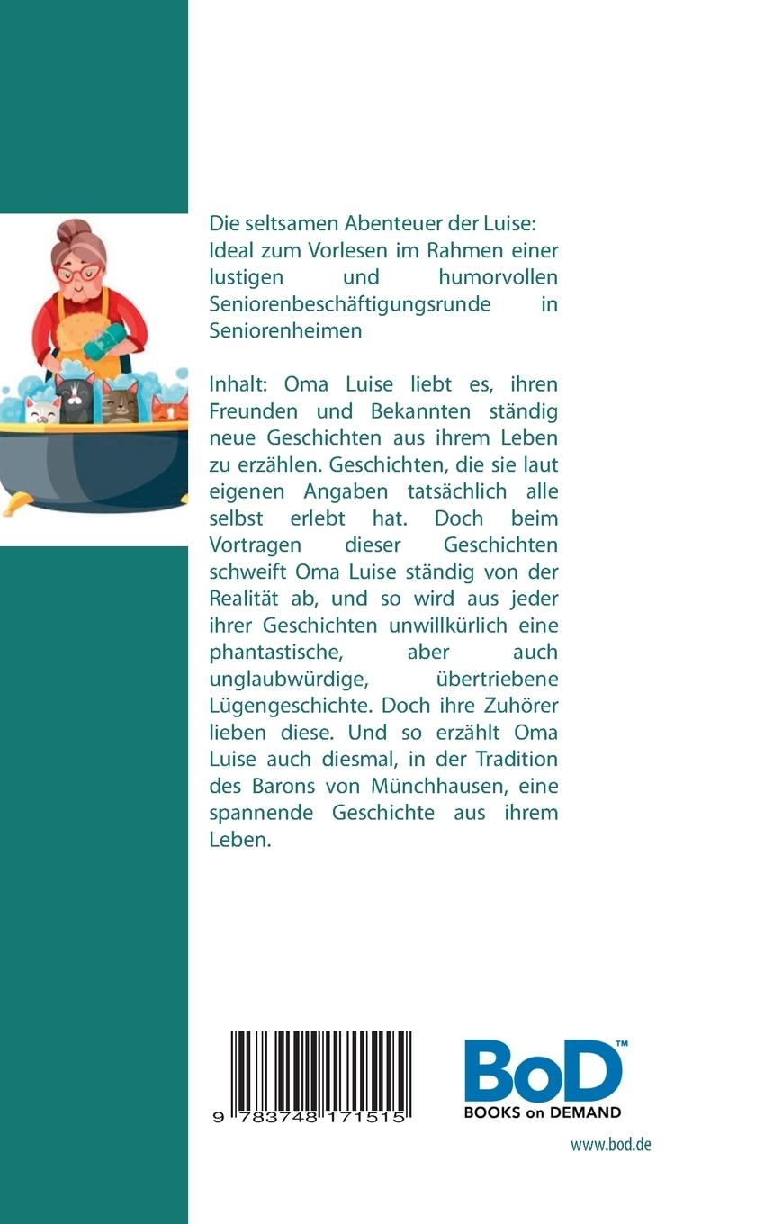 Rückseitencover Die seltsamen Abenteuer der Luise