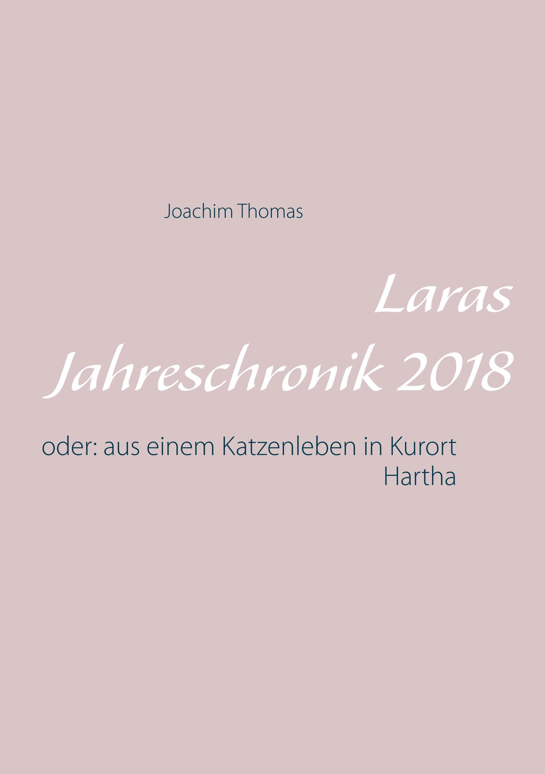 Vorderes Coverbild Laras Jahreschronik 2018