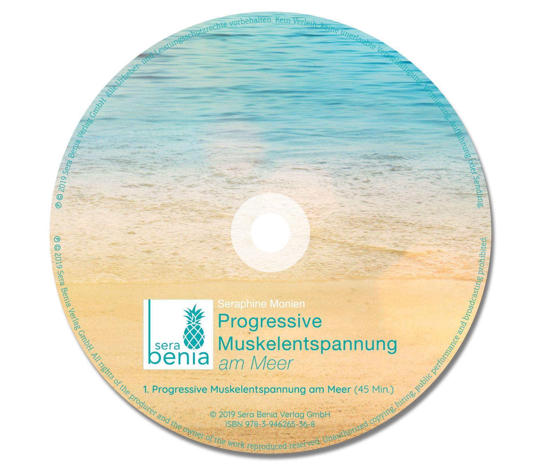 Beispielinhalt (Bild) Progressive Muskelentspannung am Meer {Progressive Muskelentspannung, Jacobson, 17 Muskelgruppen} inkl. Fantasiereise - CD