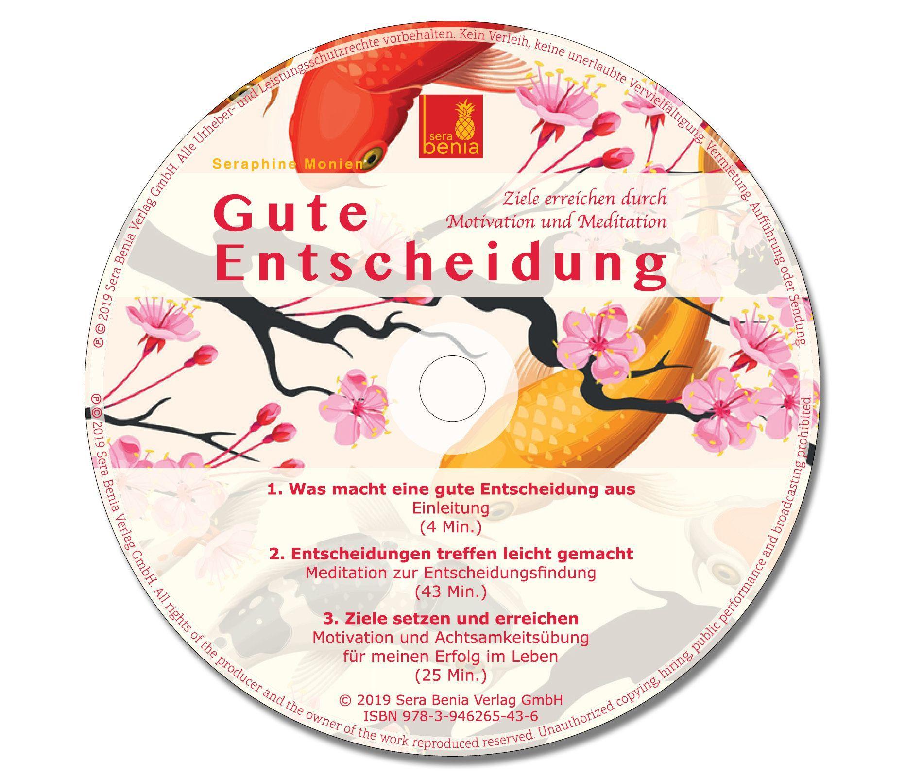 Beispielinhalt (Bild) Gute Entscheidung {Ziele erreichen durch Motivation und Meditation} Entscheidungen treffen, Erfolg haben - Meditation CD
