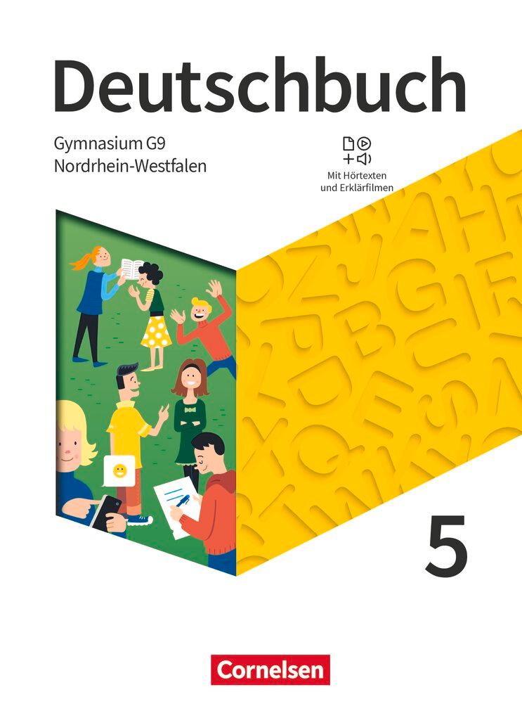 Vorderes Coverbild Deutschbuch Gymnasium - Nordrhein-Westfalen - 5. Schuljahr - Schülerbuch