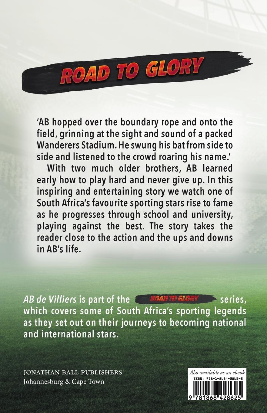 Rückseitencover ROAD TO GLORY - AB DE VILLIERS