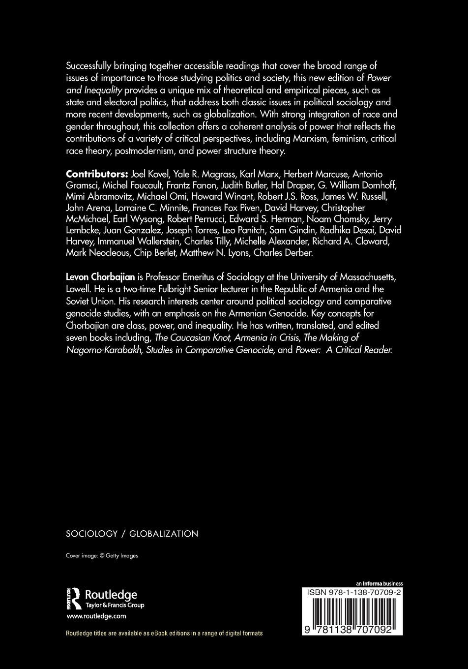 Rückseitencover Power and Inequality