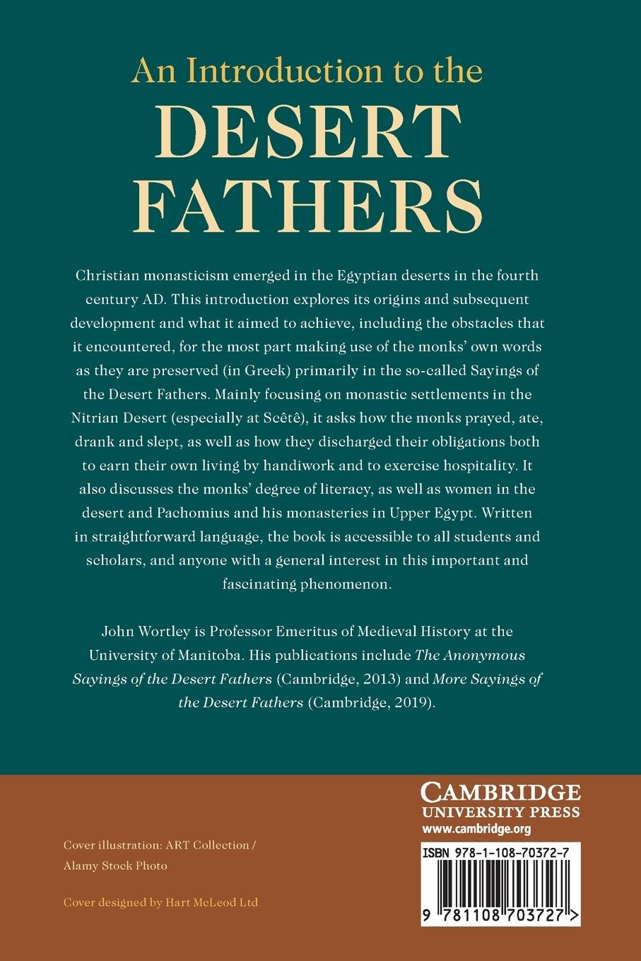 Rückseitencover An Introduction to the Desert Fathers