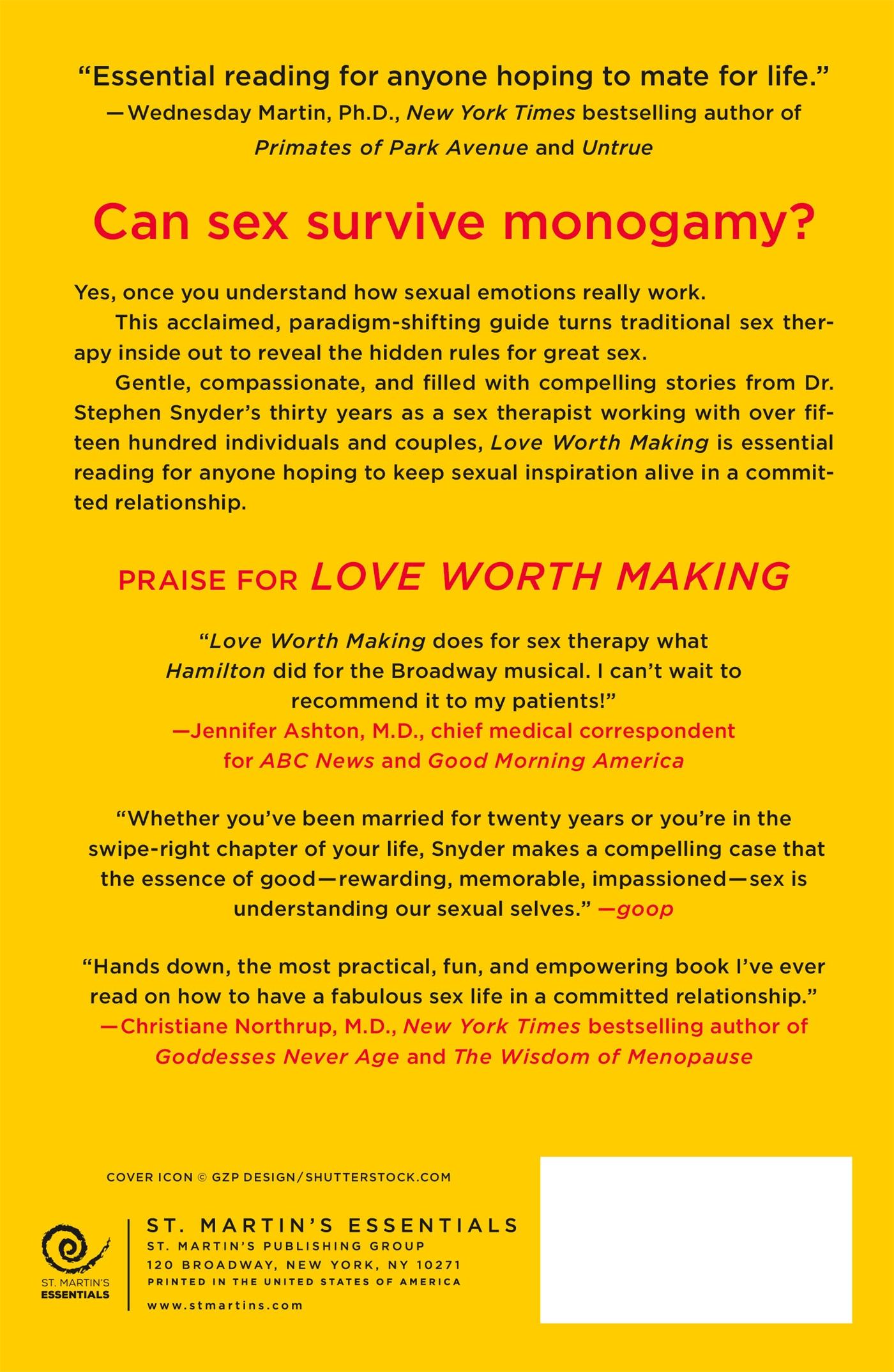 Rückseitencover Love Worth Making