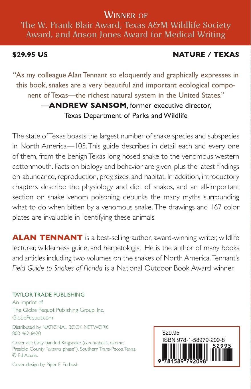 Rückseitencover Lone Star Field Guide to Texas Snakes