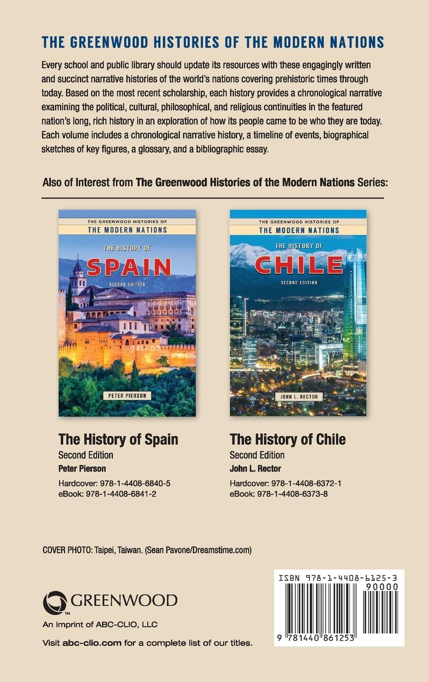 Rückseitencover The History of Taiwan