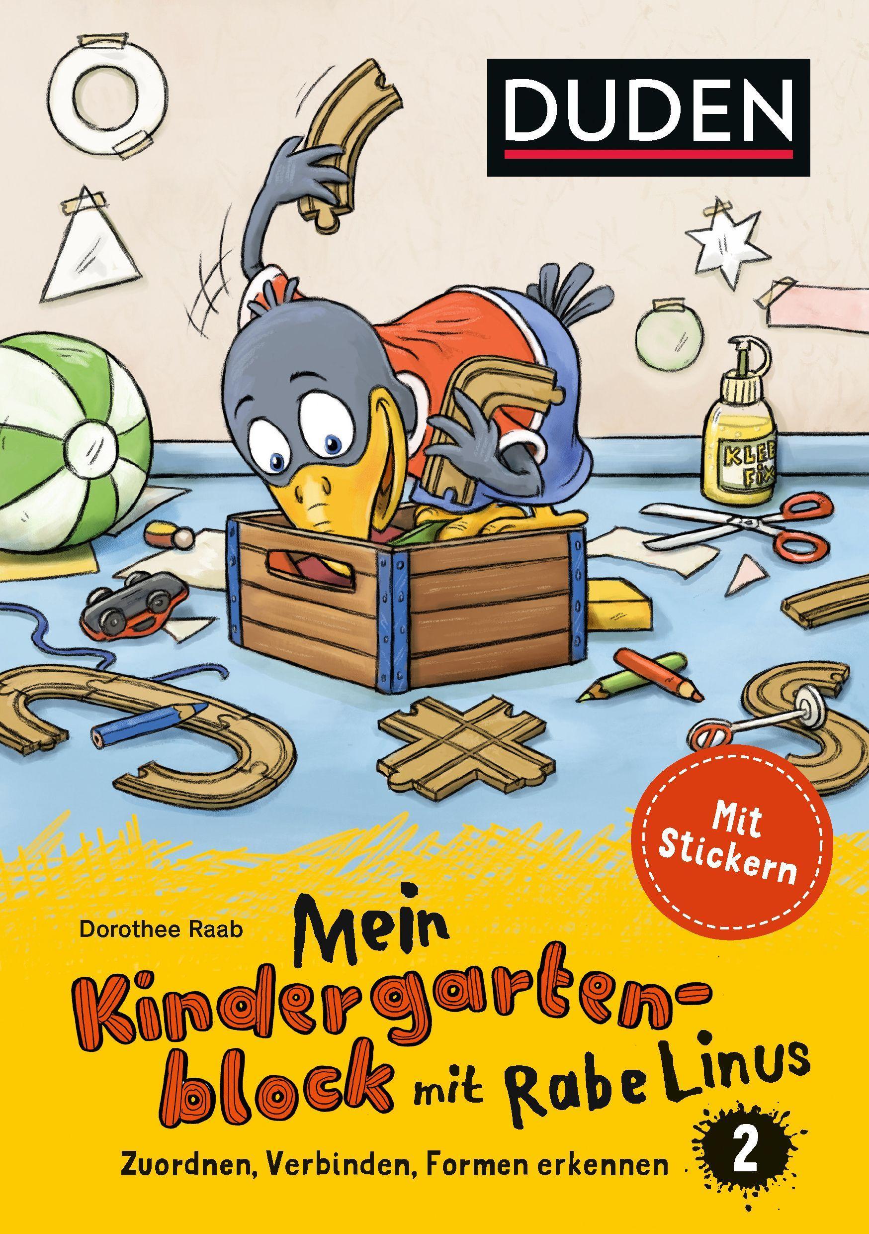 Vorderes Coverbild Mein Kindergartenblock mit Rabe Linus 2