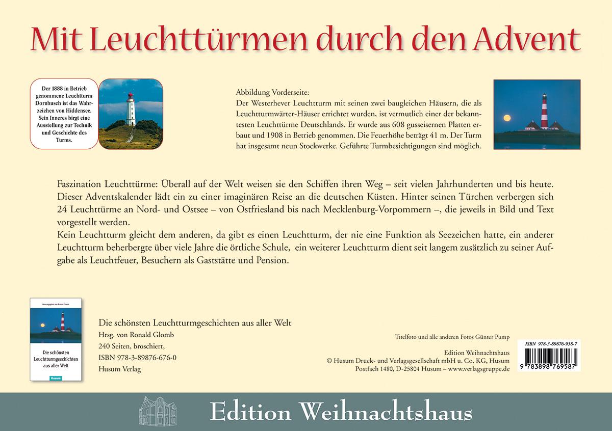 Rückseitencover Mit Leuchttürmen durch den Advent