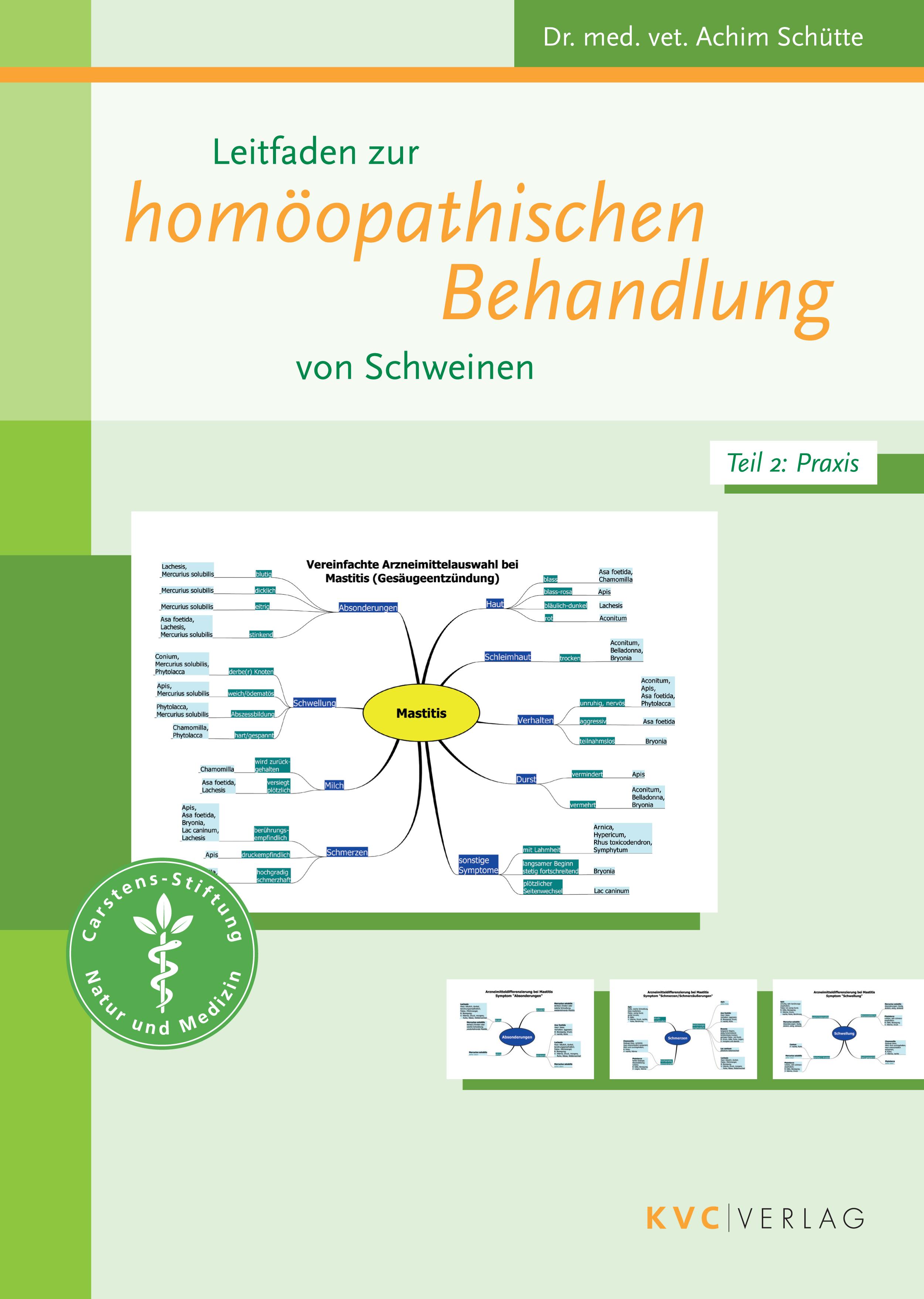 Vorderes Coverbild Leitfaden zur homöopathischen Behandlung von Schweinen