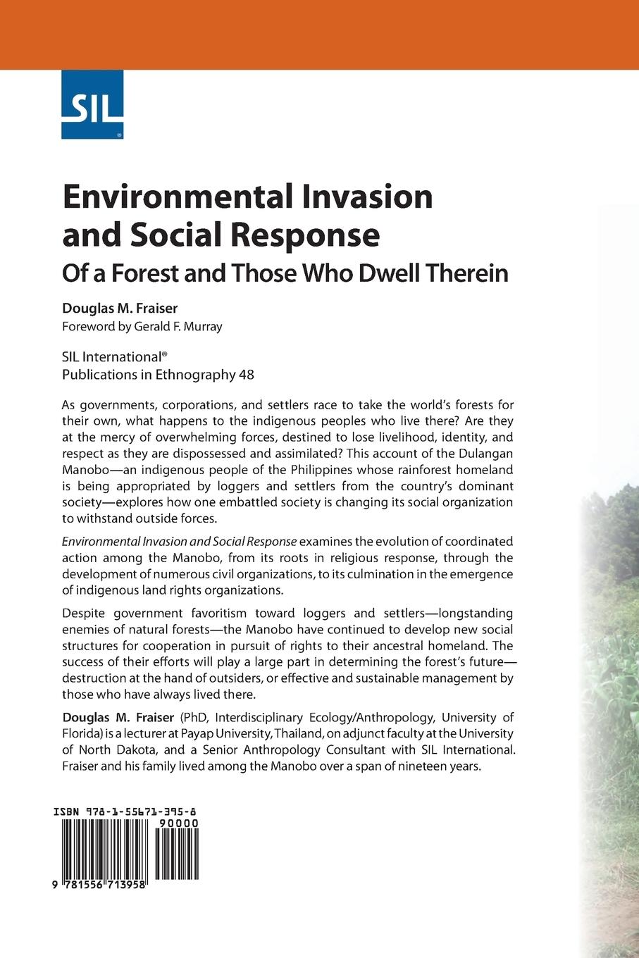 Rückseitencover Environmental Invasion and Social Response