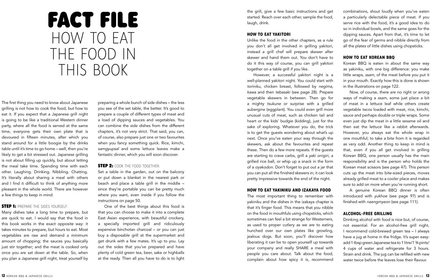 Beispielinhalt (Bild) Korean BBQ & Japanese Grills