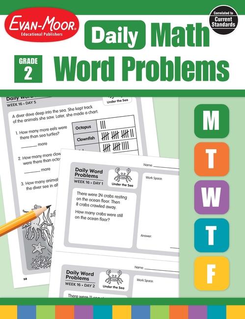 Vorderes Coverbild Daily Word Problems, Grade 2