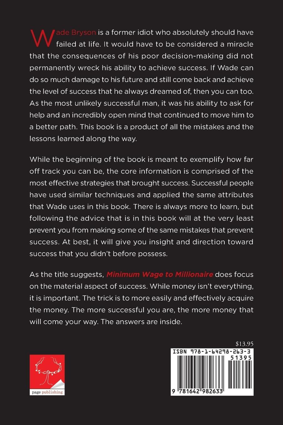 Rückseitencover Minimum Wage to Millionaire