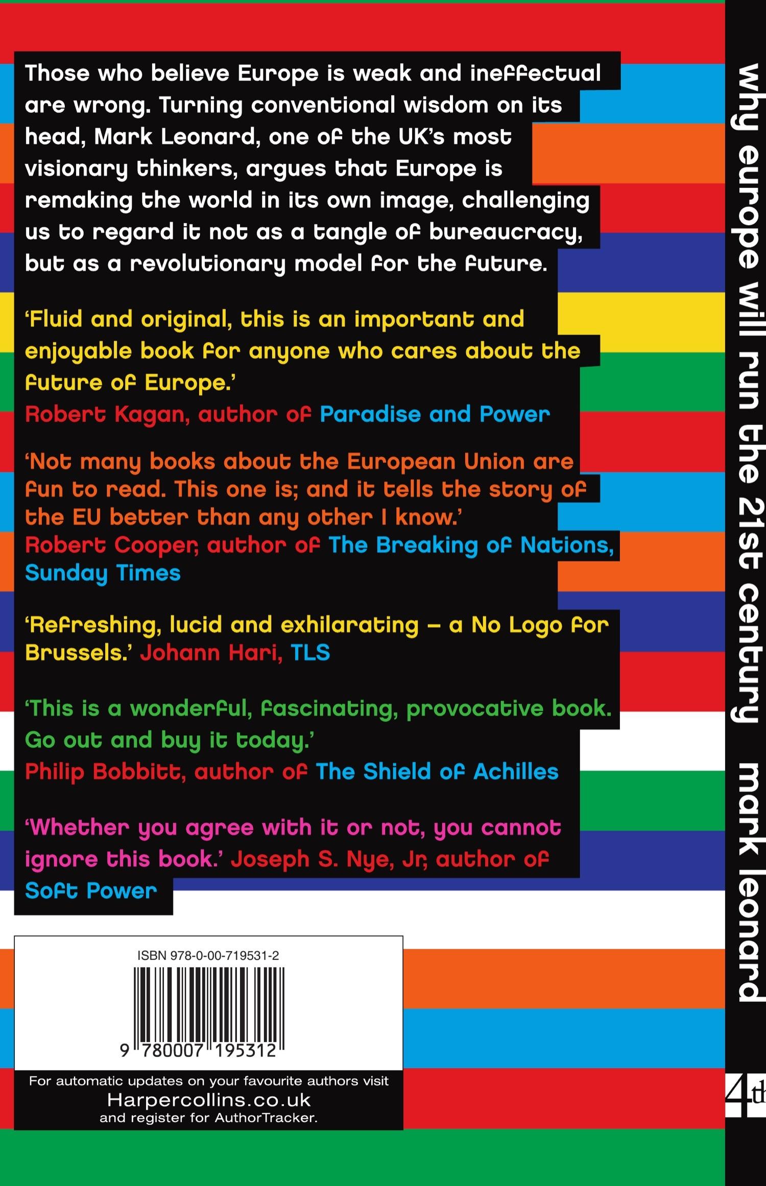 Rückseitencover Why Europe Will Run the 21st Century