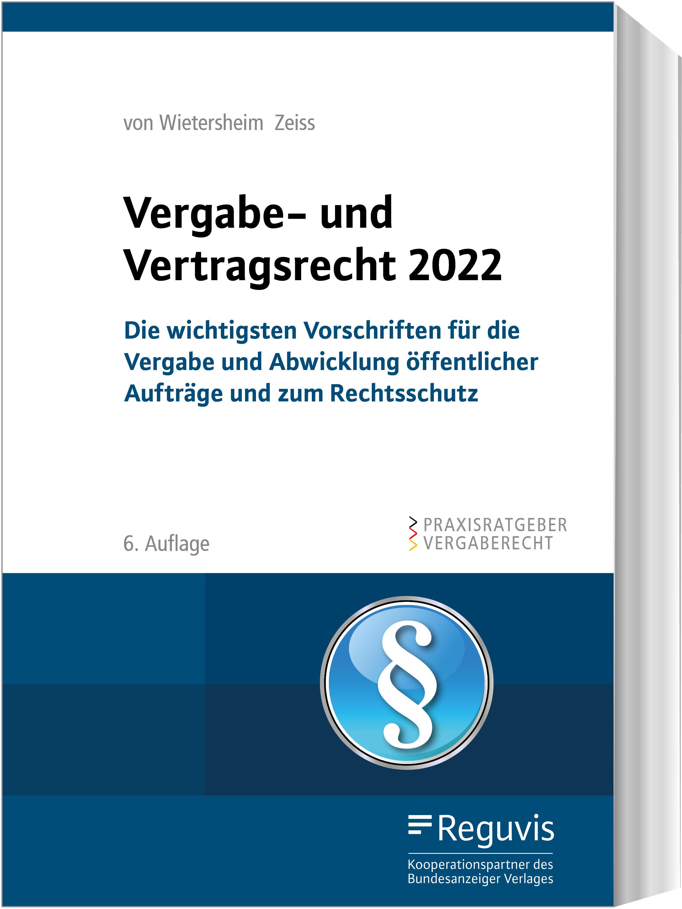 Vorderes Coverbild Vergabe- und Vertragsrecht 2024