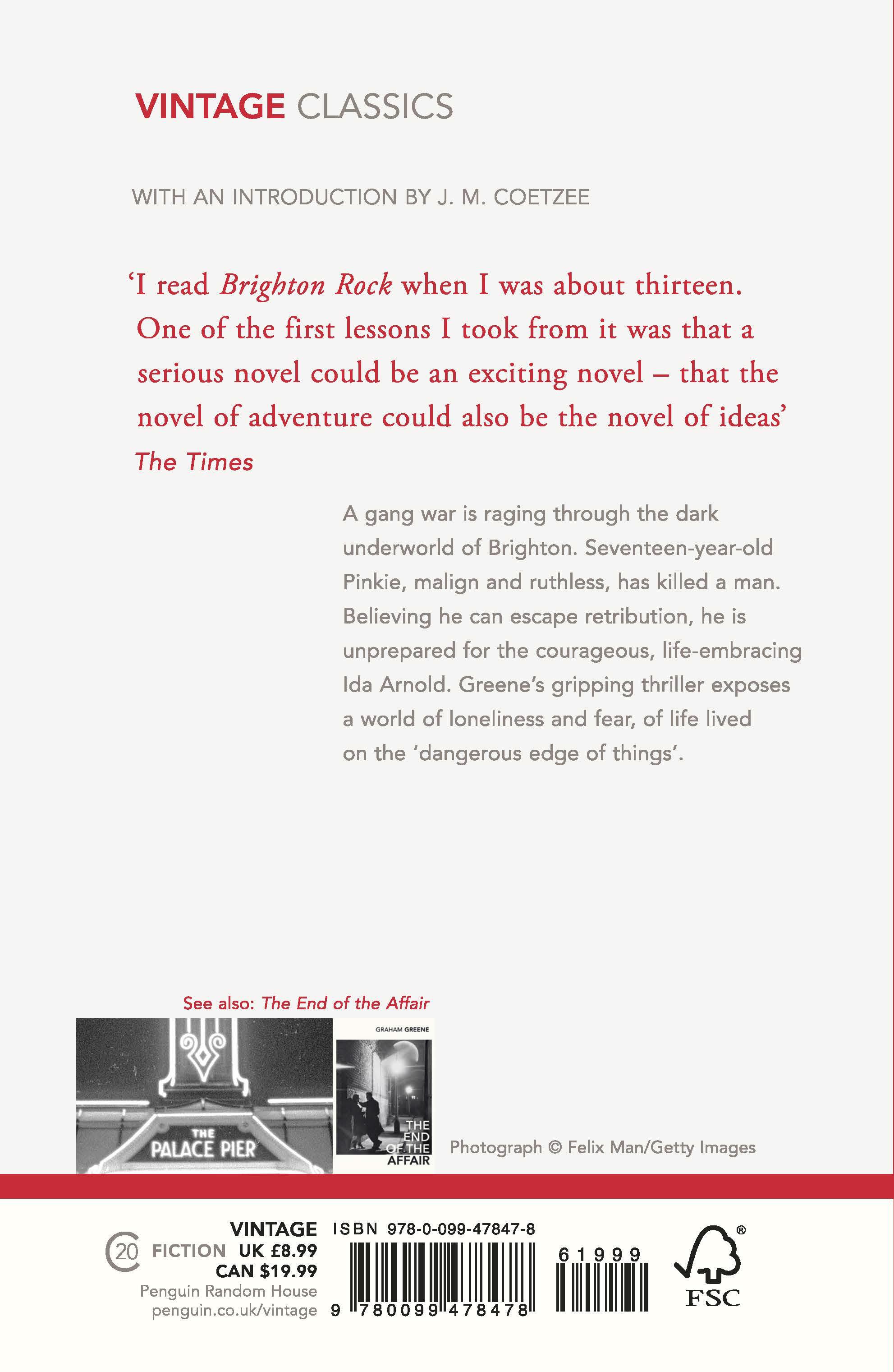 Rückseitencover Brighton Rock