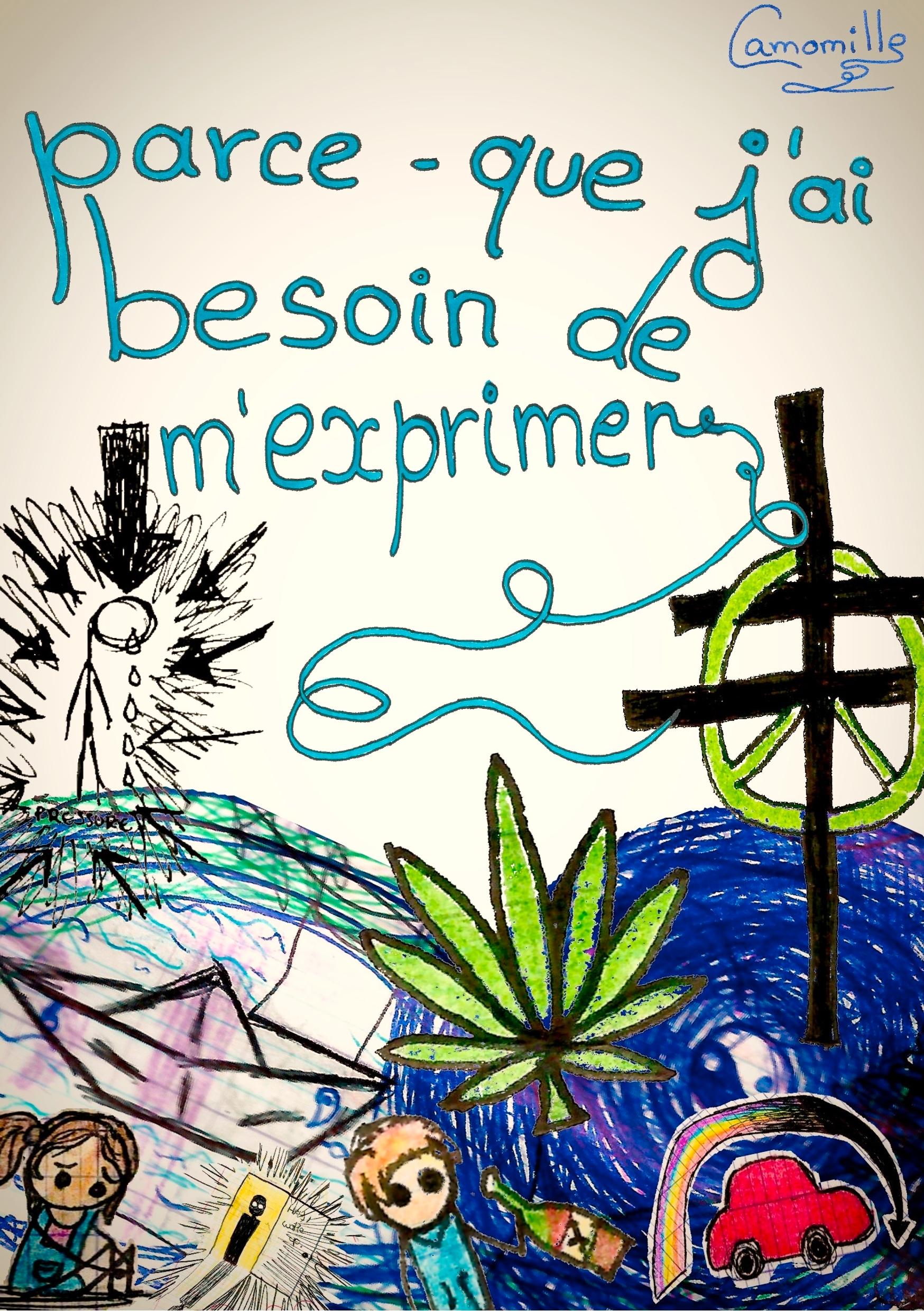 Vorderes Coverbild Parce-que j'ai besoin de m'exprimer