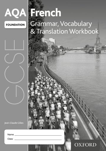 Vorderes Coverbild AQA GCSE French Foundation Grammar, Vocabulary & Translation Workbook for th 2016 specification (Pack of 8)