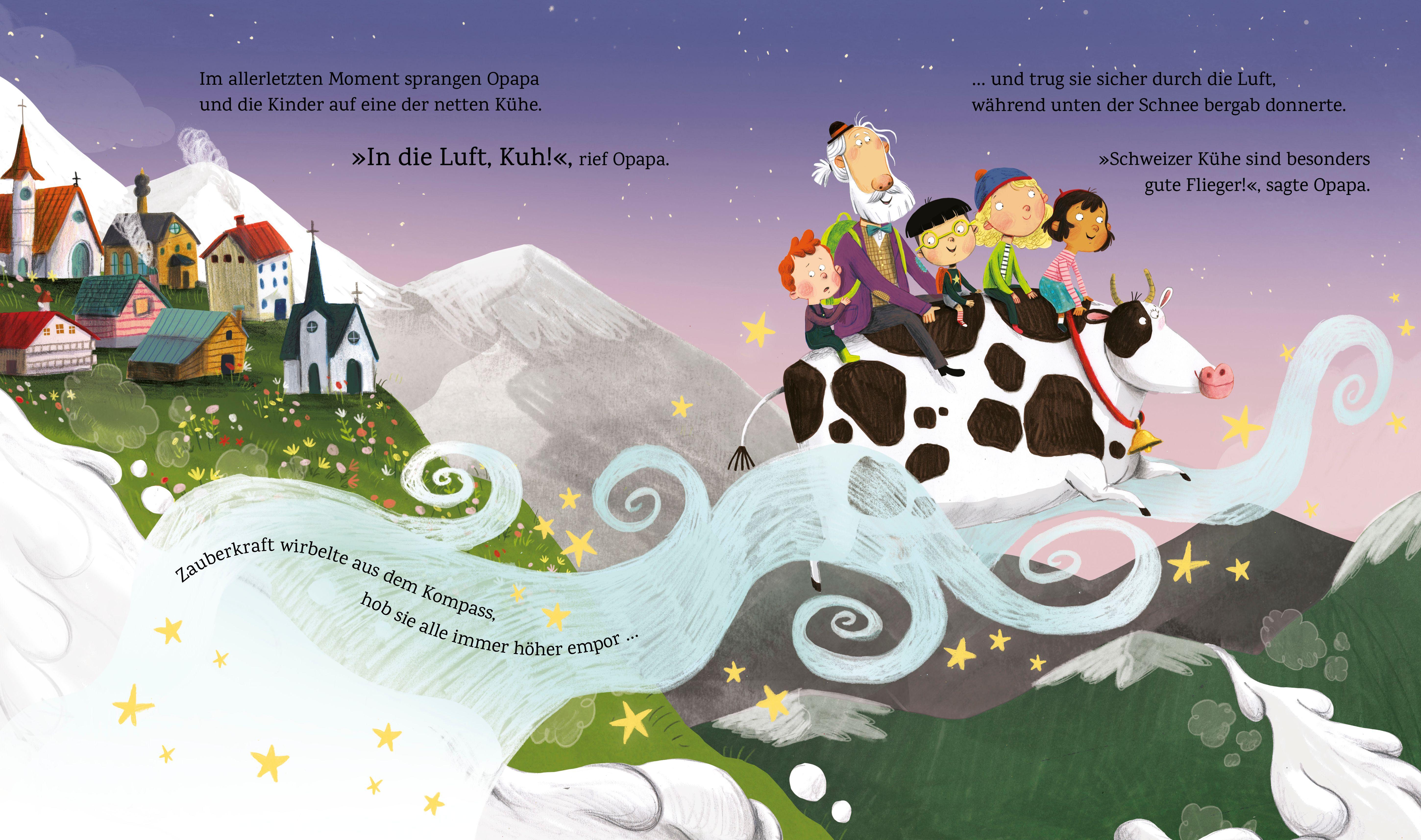 Beispielinhalt (Bild) Opapi-Opapa - Besuch von den Krawaffels (Opapi-Opapa, Bd. 1)