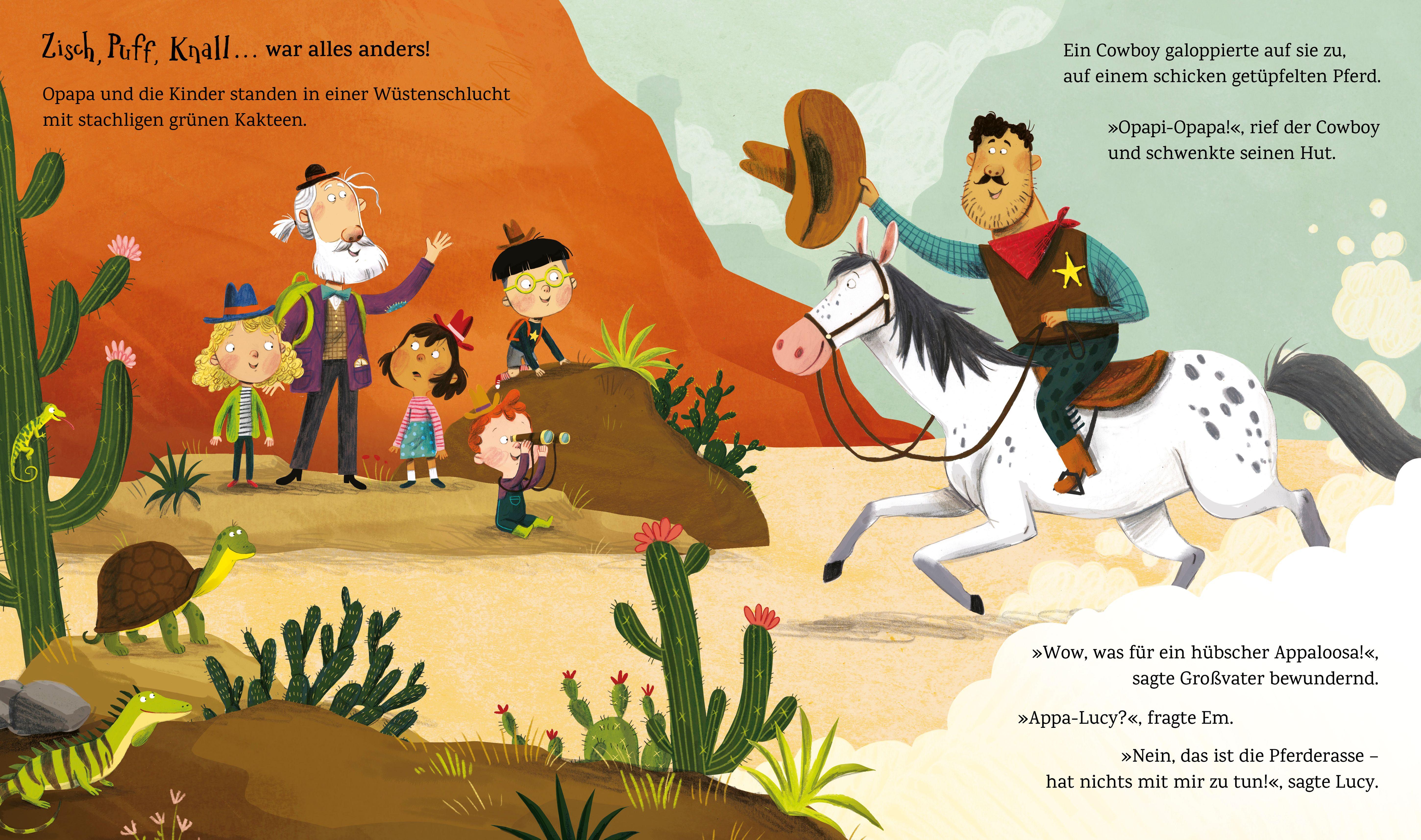 Beispielinhalt (Bild) Opapi-Opapa - Besuch von den Krawaffels (Opapi-Opapa, Bd. 1)