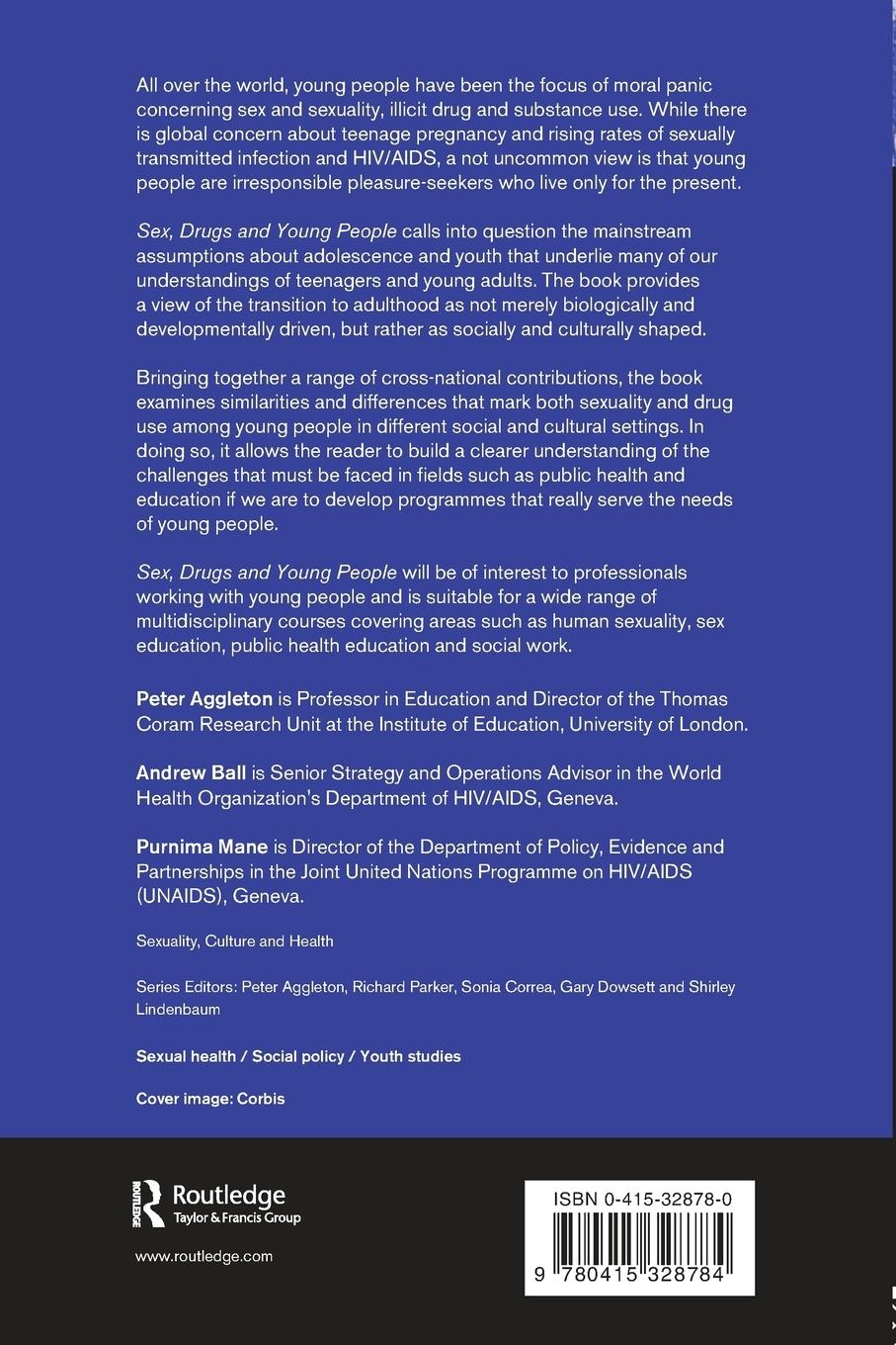 Rückseitencover Sex, Drugs and Young People