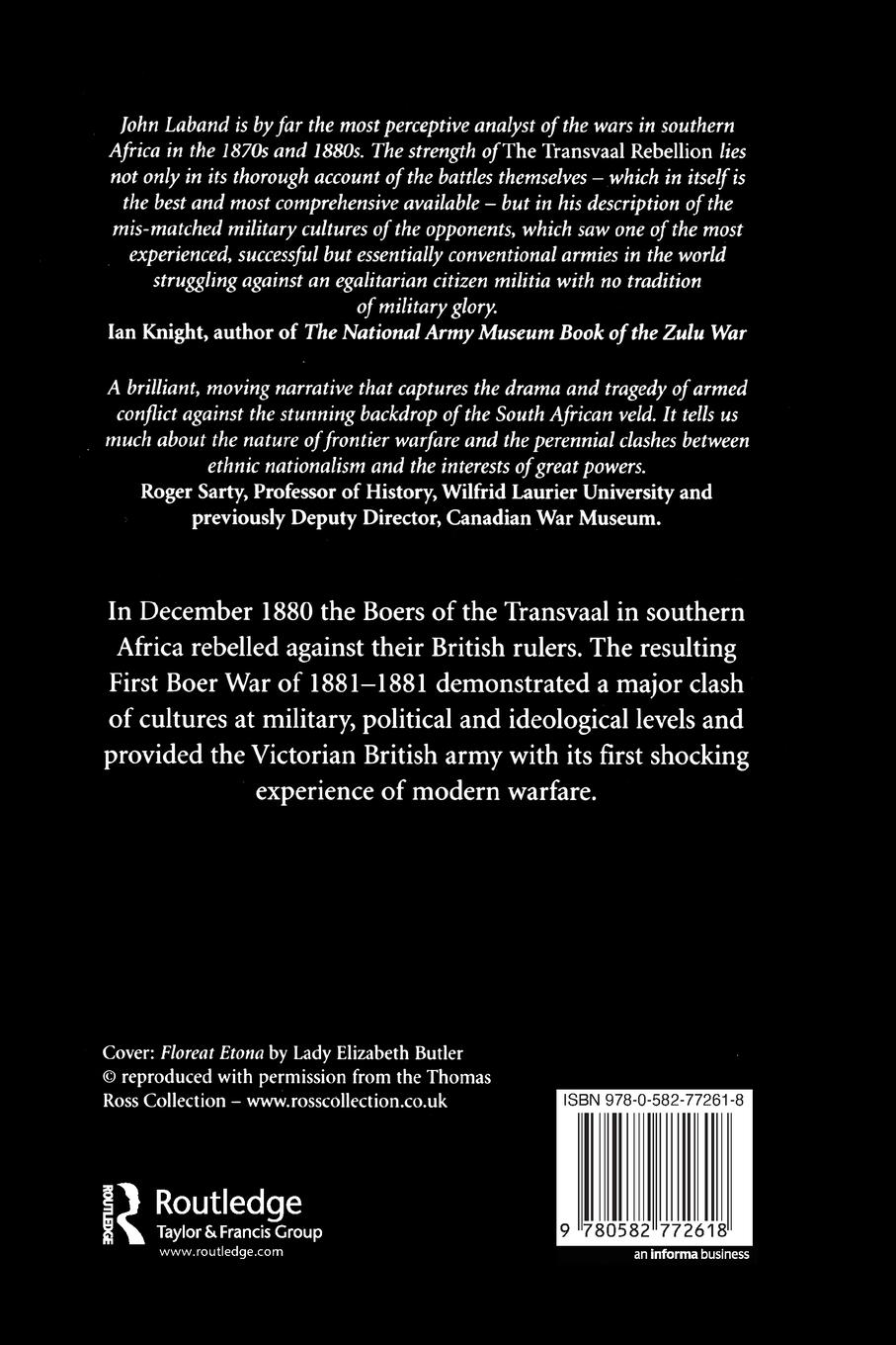 Rückseitencover The Transvaal Rebellion