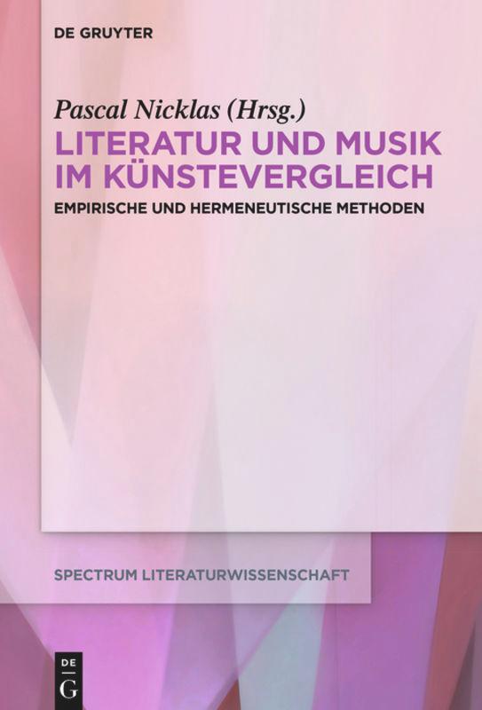 Vorderes Coverbild Literatur und Musik im Künstevergleich