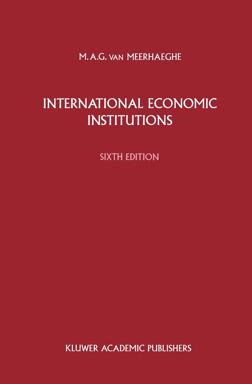 Vorderes Coverbild International Economic Institutions