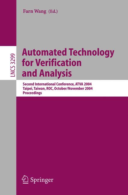 Vorderes Coverbild Automated Technology for Verification and Analysis