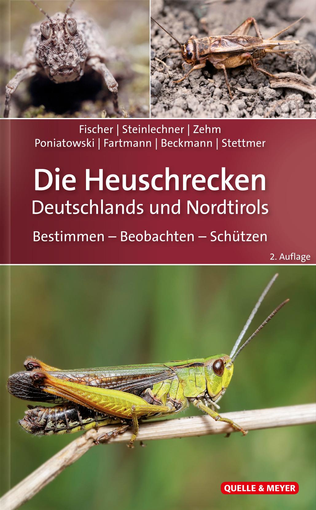 Vorderes Coverbild Die Heuschrecken Deutschlands und Nordtirols