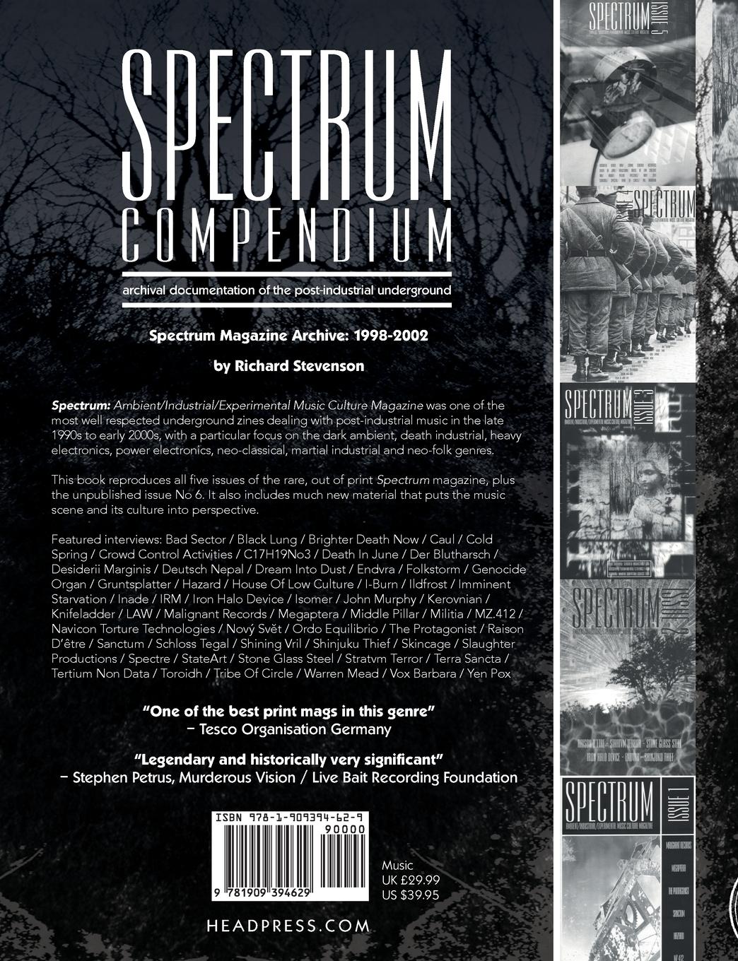 Rückseitencover Spectrum Compendium