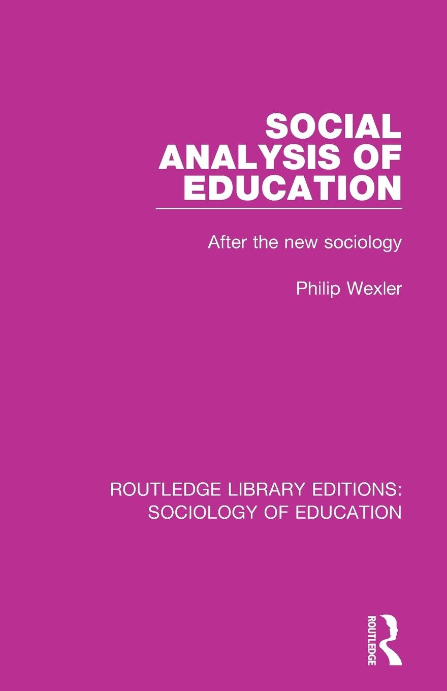 Vorderes Coverbild Social Analysis of Education